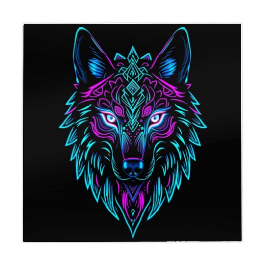 wolf face Mahjong Mats