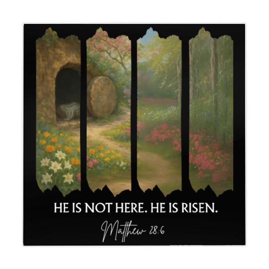 He is Not Here. He is Risen Mahjong Mats