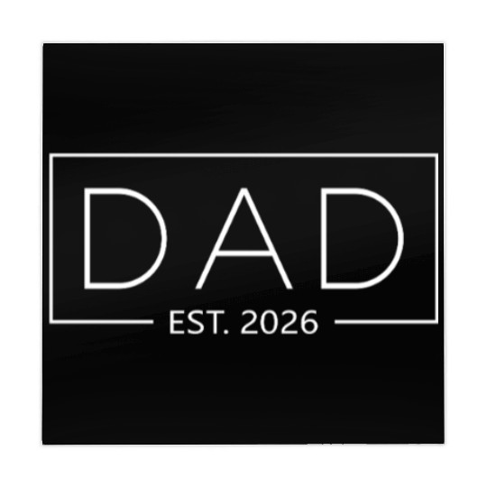 Dad Est 2026 Expect Baby 2026 Father 2026 Dad 2026 Mahjong Mats