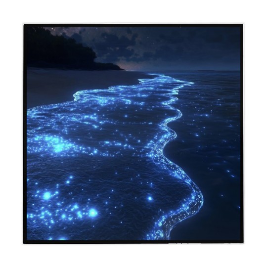 Glowing River Flow Mahjong Mats