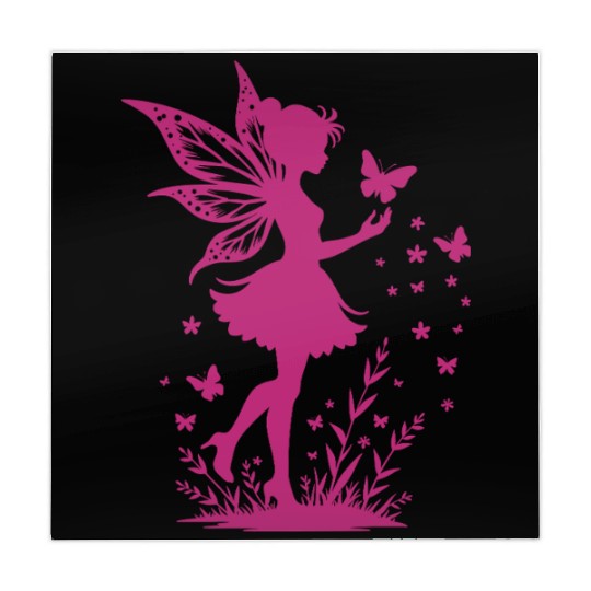 Enchanting Fairy with Flowers and Butterflies Mahjong Mats