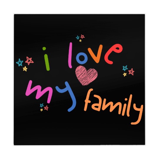 i love my family Mahjong Mats