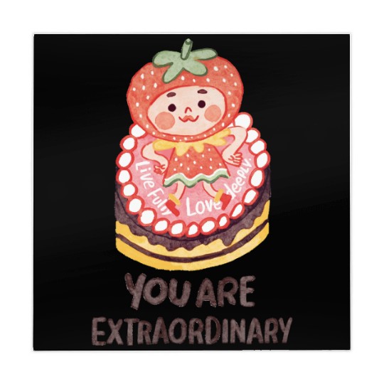Dancing Strawberry | You Are Extraordinary Mahjong Mats