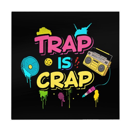 Graffiti Mahjong Mats Design Bold Vintage Hip-Hop Style