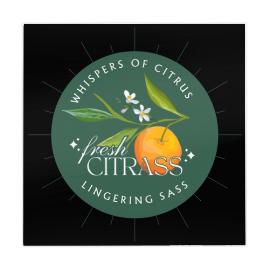 Elegant Citrus Branding Design Mahjong Mats