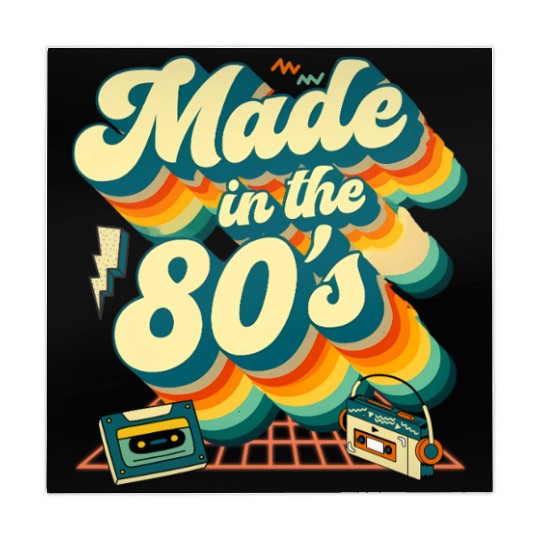 made in the 80s retro groovy Mahjong Mats