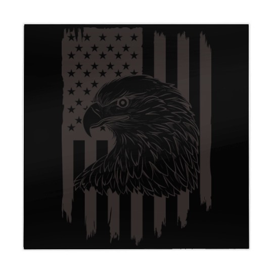 American Eagle Artistic Flag Design Mahjong Mats