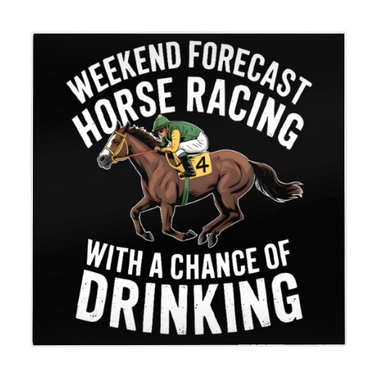 Funny Horse Racing Forecast – Weekend Drinking & Mahjong Mats