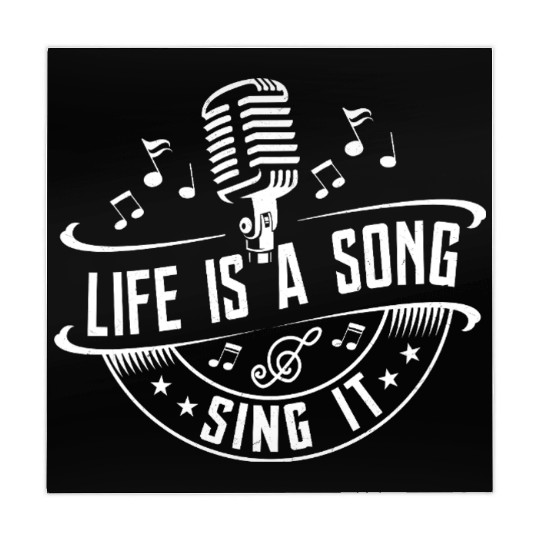 Life Is A Song Sing It Singer Singing Mahjong Mats