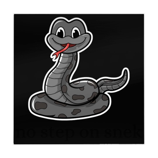 no step on snek funny Mahjong Mats