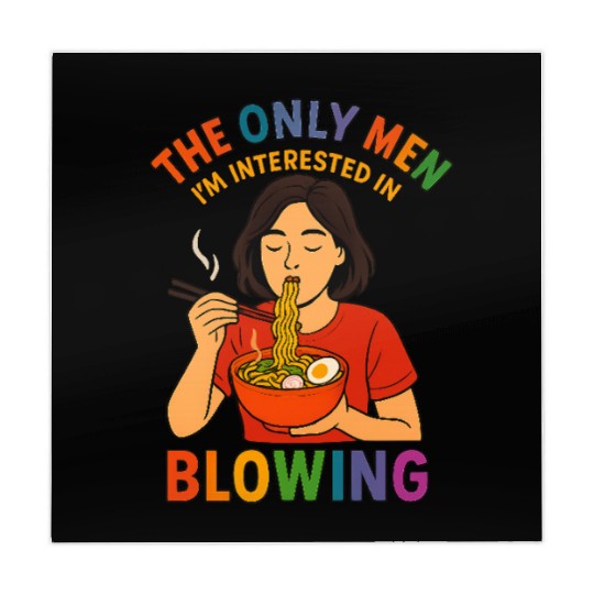 LGBTQ Pride Funny Ramen The Only Men I'm Mahjong Mats