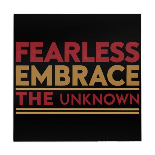Fearless Embrace the Unknown Mahjong Mats