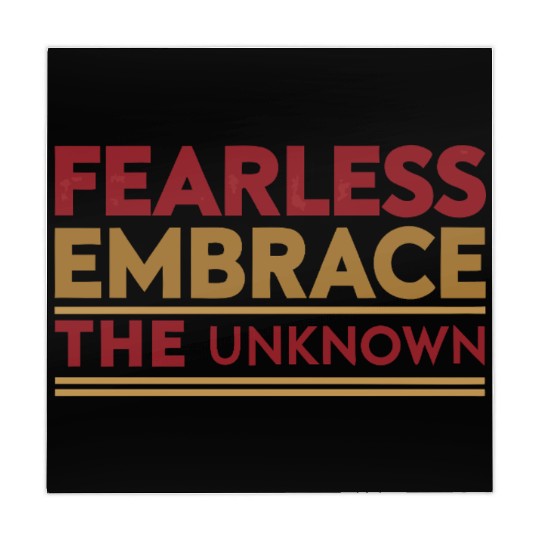 Fearless Embrace the Unknown Mahjong Mats