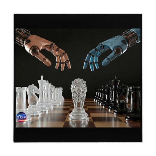 Crystal Robotic Chess Clash Mahjong Mats
