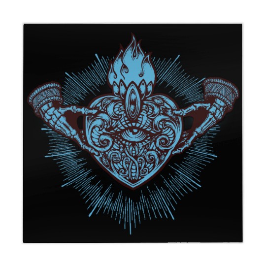 Sacred Heart Claddagh Symbol - Lowbrow Mahjong Mats