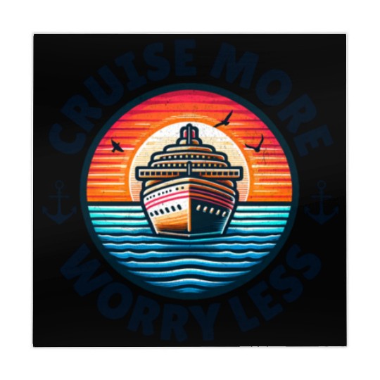 Cruise More Worry Less Mahjong Mats