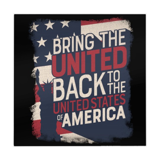 Bring the United Back to the USA Retro Quote Mahjong Mats