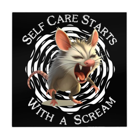 Self Care Starts with a Scream – Unhinged and Loud Mahjong Mats