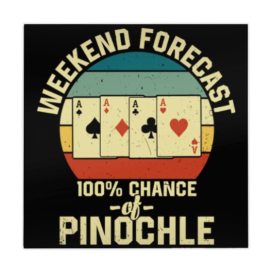 Weekend Forecast Pinochle Mahjong Mats