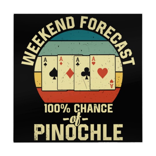 Weekend Forecast Pinochle Mahjong Mats