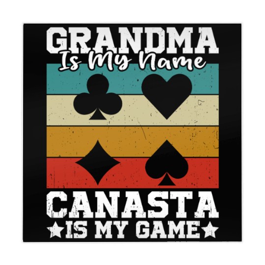 Grandma Is My Name Canasta Is My Game Mahjong Mats