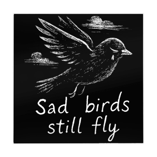 Sad birds still fly Mahjong Mats
