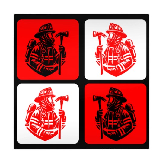 Fire Brigade - Courage In Action Mahjong Mats