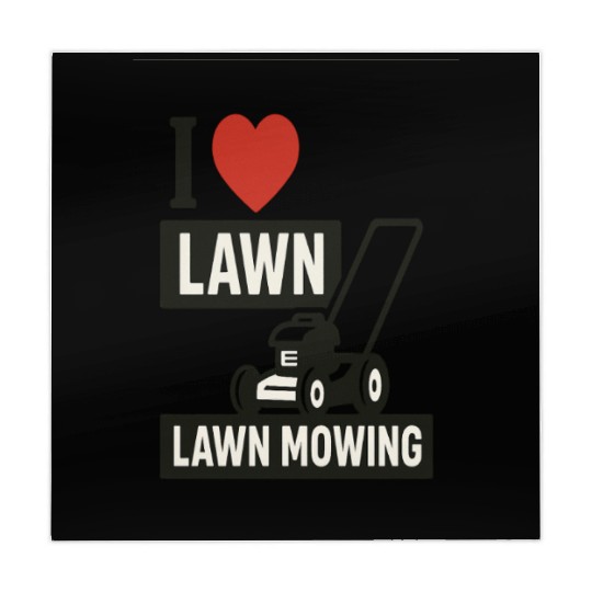 i love lawn, lawn mowing Mahjong Mats