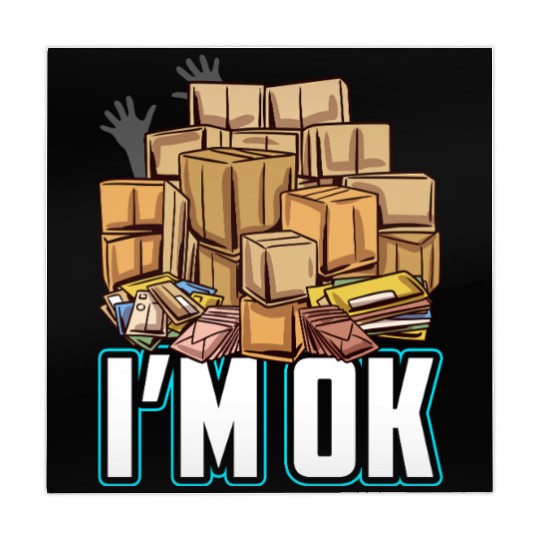 I'm Ok Postal Worker Design Mahjong Mats