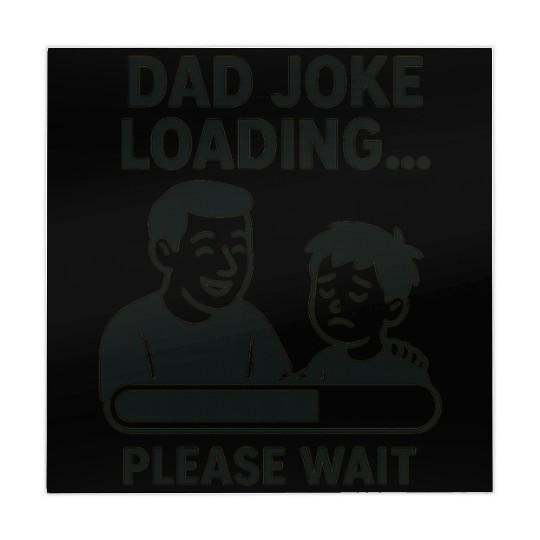 Dad Joke Loading Funny Father's Day Gift Mahjong Mats
