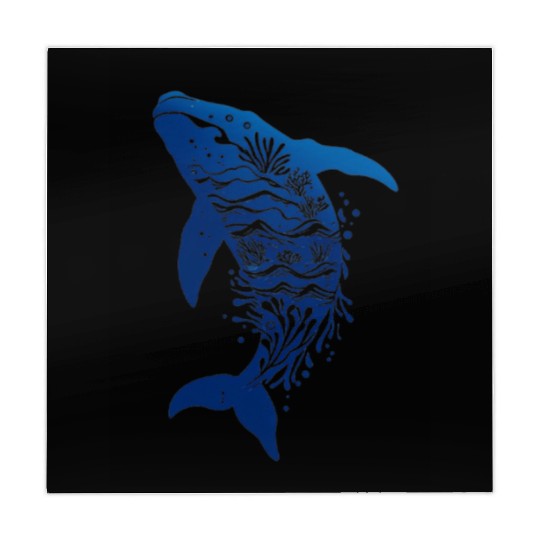 Ocean Whale Nature Art Mahjong Mats