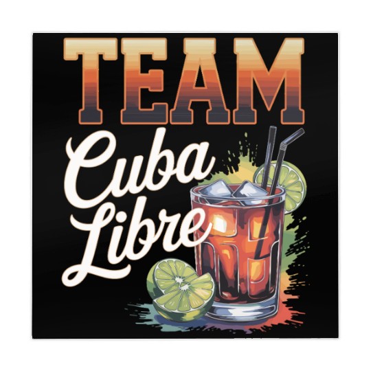 Cocktail Bartender Team Cuba Libre Mahjong Mats