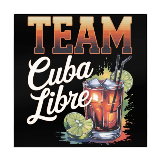 Cocktail Bartender Team Cuba Libre Mahjong Mats