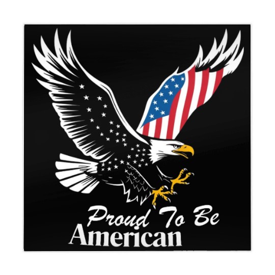 Proud To Be American Eagle Flag Mahjong Mats