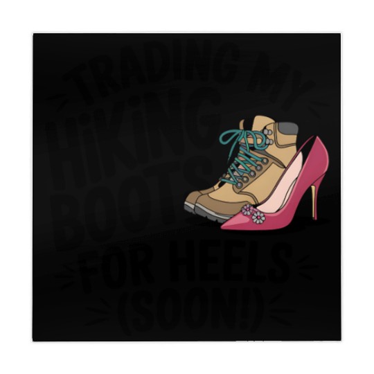 Trading Boots for Heels - Camp Bachelorette Party Mahjong Mats