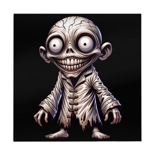 Insane Zombie Boy – Creepy Cute Smiling Freak Mahjong Mats