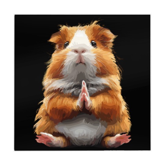 Peaceful Meditation Guinea Pig Zen Moment Pet Mahjong Mats