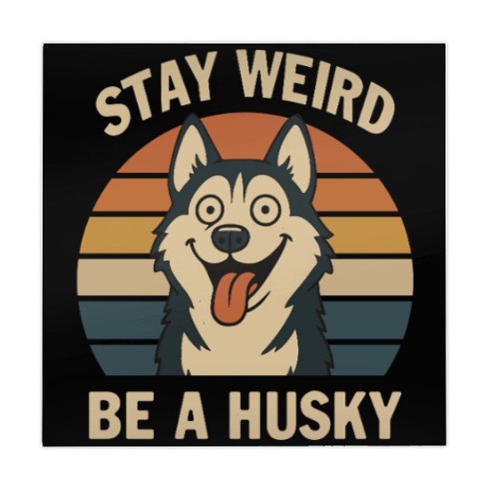 Stay Weird Be A Husky Mahjong Mats