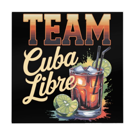 Cocktail Bartender Team Cuba Libre Mahjong Mats