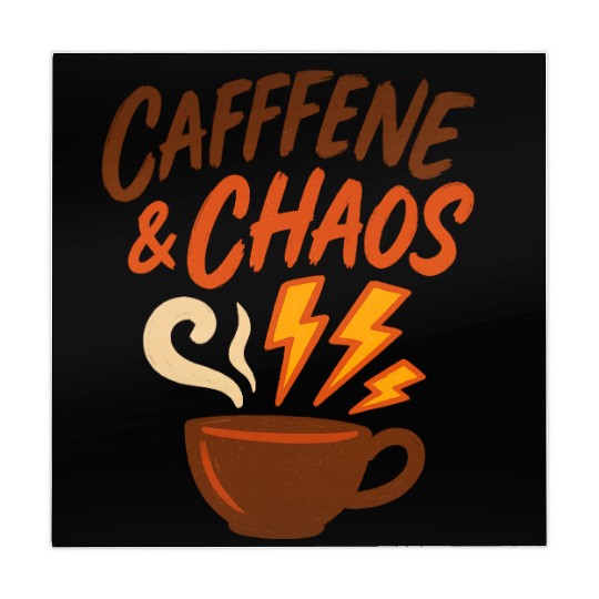 Caffeine & Chaos – Coffee Lovers Unite Mahjong Mats