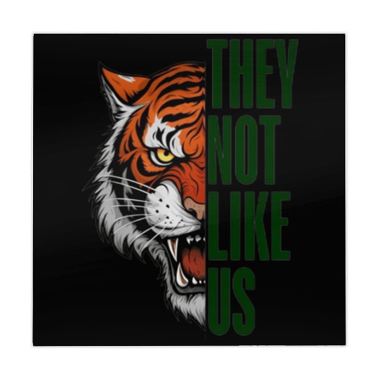 They Not Like Us – Tiger Graphic Mahjong Mats