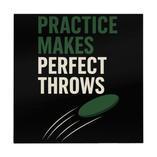 Disc Golf Coach Mahjong Mats Disc Golf Instructor Frisbee