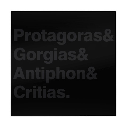 The Sophist Quartet – Minimalist Philosophy Design Mahjong Mats