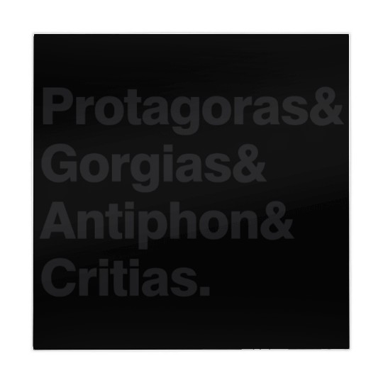 The Sophist Quartet – Minimalist Philosophy Design Mahjong Mats