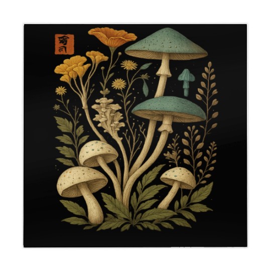 Floral Fusion: Modern Botanical Embrace Mahjong Mats