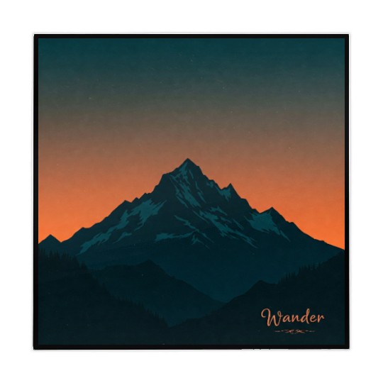 Wanderlust Peaks Mahjong Mats