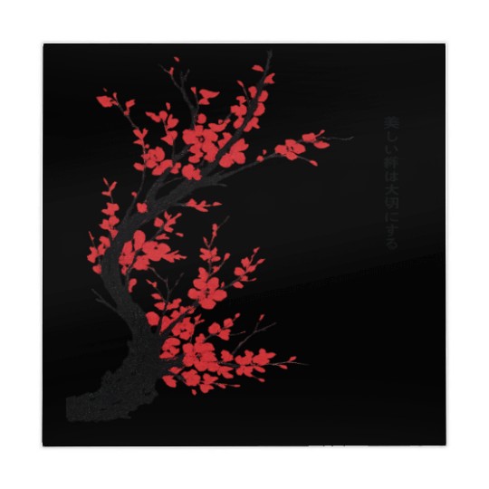 Cherry Blossom Tree – Japanese Sakura Minimalist I Mahjong Mats
