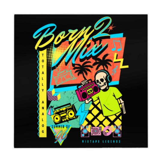 Born 2 Mix 90s Nostalgia Design Mahjong Mats