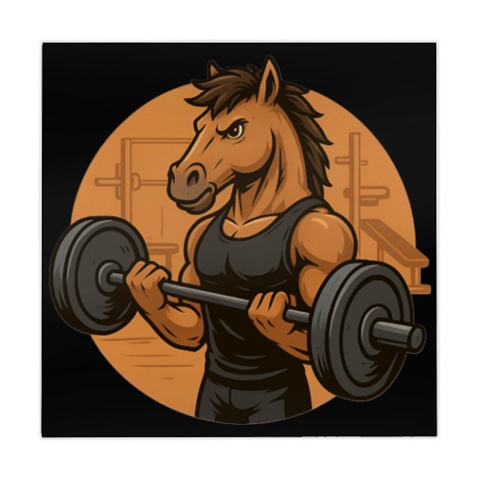 Horsepower Gains – Muscular Gym Horsa Design Mahjong Mats