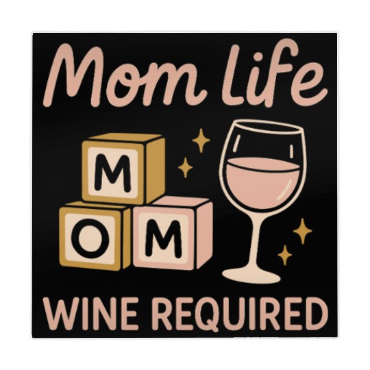 Single Mom Life Chaos Coordinator Wine Coffee Mahjong Mats